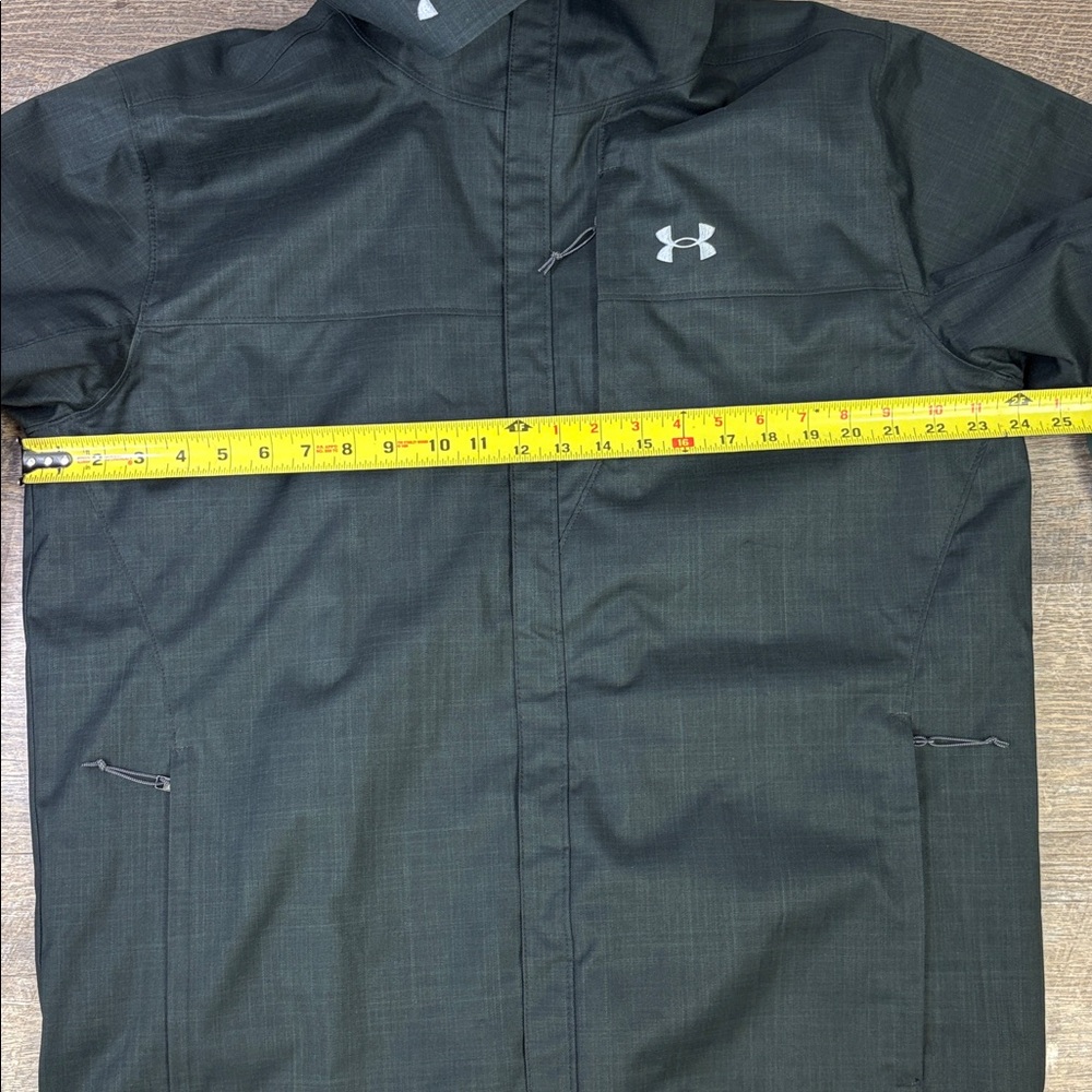 Under Armour UA Storm Hooded Jacket – Men’s Large – Black Water Resistant - Picture 9 of 11